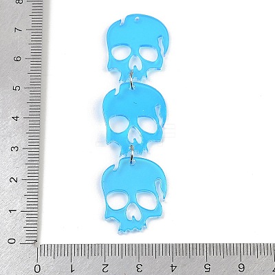 Halloween Theme Transparent Acrylic Big Pendants FIND-I052-12P-1