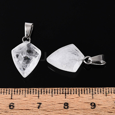 Natural Quartz Crystal Pendants G-N349-18P-08-1