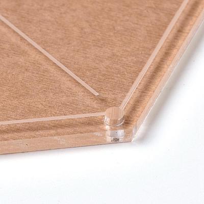 Acrylic Transparent Pressure Plate DIY-WH0158-46D-1