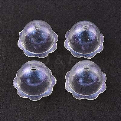Transparent Acrylic Bead Caps OACR-P007-46-1