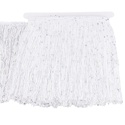 5M Sparkle Polyester Tassel Lace Trim OCOR-OC0001-38A-1