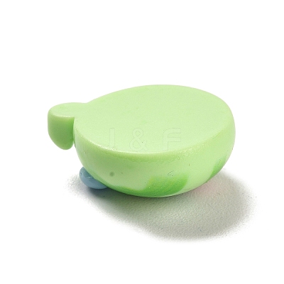 Opaque Resin Cabochons RESI-Z012-01F-1