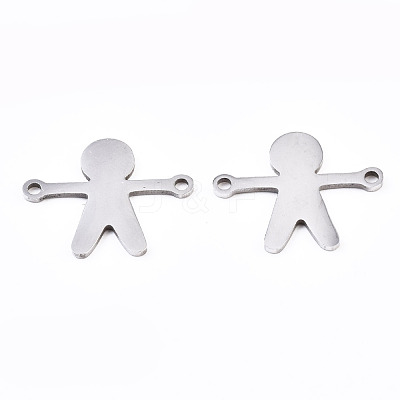 Non-Tarnish 201 Stainless Steel Link Connectors STAS-S110-111P-1