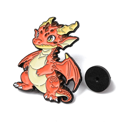 Cute Dinosaur Enamel Pins LS-JEWB-A038-06B-EB-1
