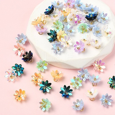 50Pcs Resin Pendants PALLOY-YW00104-02-1