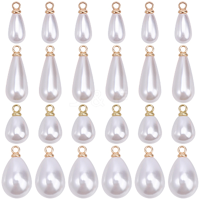 ABS Plastic Pearl Pendants FIND-BM0001-56B-1