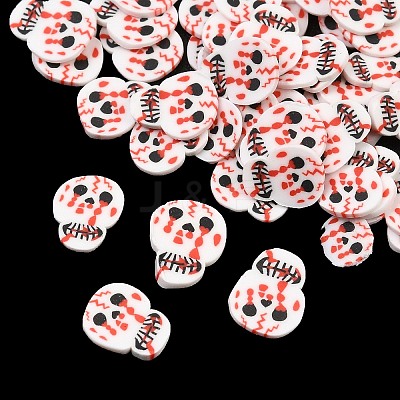 Halloween Handmade Polymer Clay Cabochons CLAY-A007-03B-1