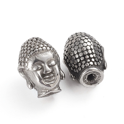 Buddhist 316 Surgical Stainless Steel Beads STAS-G222-02AS-1