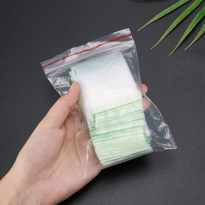 500PCS Plastic Resealable Packaging Bags OPP-OC0001-02-1