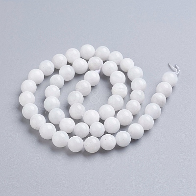 Natural Rainbow Moonstone Beads Strands X-G-C068-8mm-1-1