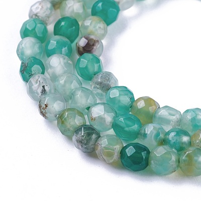 Natural Agate Bead Strands X-G-G882-4mm-A01-4-1
