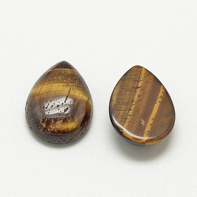 Natural Tiger Eye Cabochons G-R417-10x14-35-1