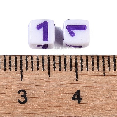 Opaque Acrylic Bead OACR-H114-02-1