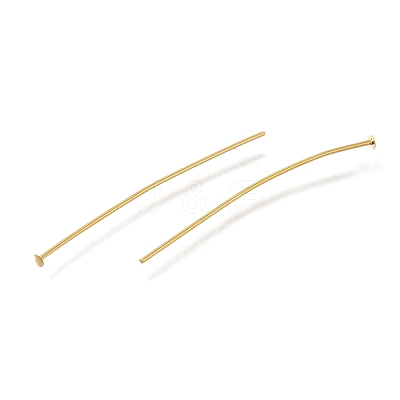 Brass Flat Head Pins KK-H502-01F-G-1