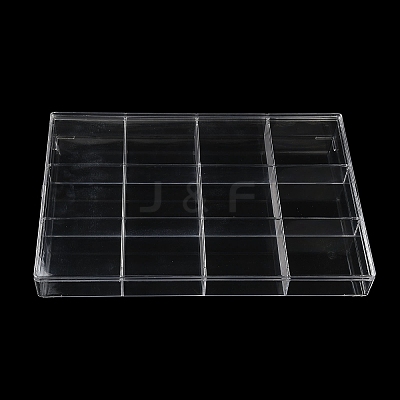 12 Grids Plastic Bead Containers with Cover CON-K002-03A-1