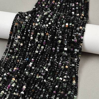 Natural Ruby in Zoisite Beads Strands G-RM2025-C37-B-1