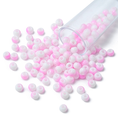 6/0 Opaque Glass Seed Beads SEED-YW0002-13J-1