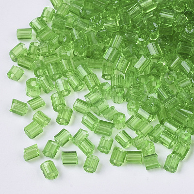 6/0 Two Cut Glass Seed Beads SEED-S033-11B-07-1