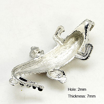 Alloy Rhinestone Links connectors ALRI-H316-02-1