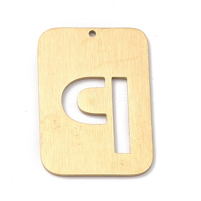Ion Plating(IP) 304 Stainless Steel Pendants STAS-K216-49P-G-1