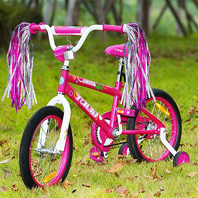 Kids Plastic Tassel Ribbon AJEW-CN0006-63B-1