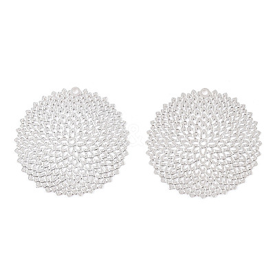 Rack Plating Brass Filigree Pendants LS-KKC-T001-64P-1
