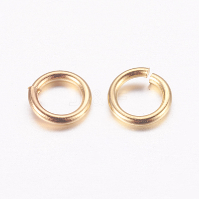 Brass Saw Cut Saw Cut Open Jump Rings KK-M165-5mm-03G-RS-1
