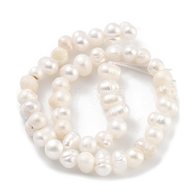 Natural Cultured Freshwater Pearl Beads Strands PEAR-C003-08B-1