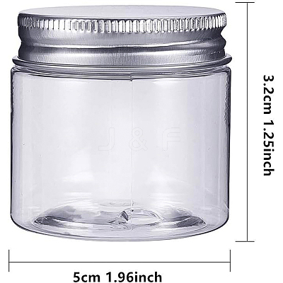 Transparent Plastic Bead Containers CON-BC0004-81-1