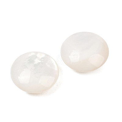 Natural White Shell Beads SSHEL-B006-03-1