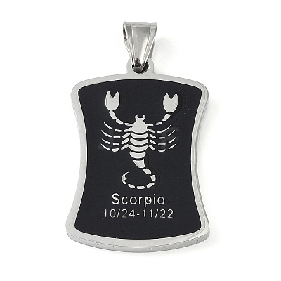 304 Stainless Steel Pendants STAS-O008-01J-1