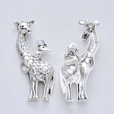 Tibetan Style Alloy Big Pendants X-TIBE-R316-019AS-RS-1