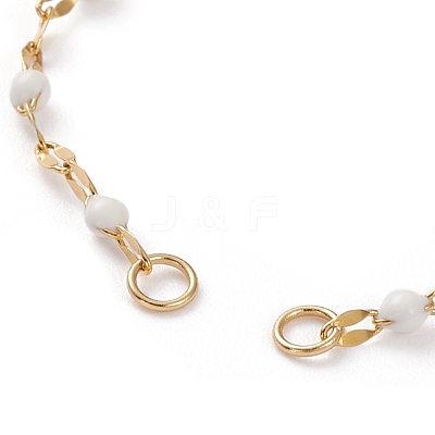 PVD Vacuum Plating 304 Stainless Steel Link Chain Bracelet Making AJEW-JB00870-03-1