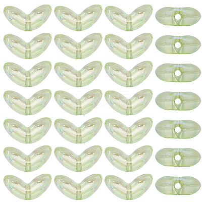 80Pcs Transparent Acrylic Beads TACR-PA0001-17-1