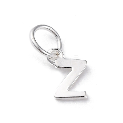 925 Sterling Silver Letter Charms LS-STER-C012-01S-Z-1