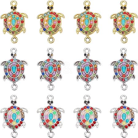  30Pcs 3 Colors Alloy Connector Charms RB-NB0001-22-1