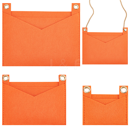 3Pcs 3 Style Felt Bags Organizer Insert PURS-WR0006-87C-1