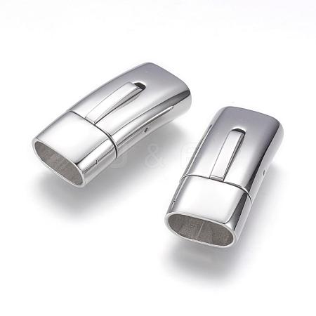 Tarnish Resistant 304 Stainless Steel Bayonet Clasps STAS-G143-31A-1