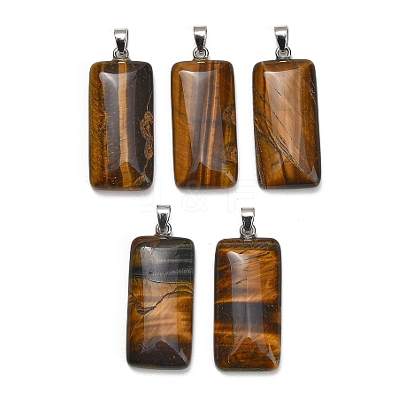 Natural Tiger Eye Pendants GG-CBAA0EE-01P-10-1