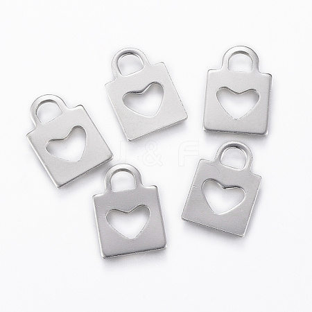 Tarnish Resistant 304 Stainless Steel Charms X-STAS-P175-74P-1