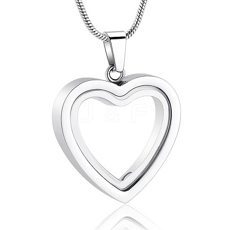 Stainless Steel Pendant Necklace PW-WG26534-01-1