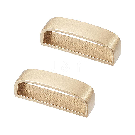 Unicraftale 2Pcs Brass Loop Keepers FIND-UN0002-55A-1