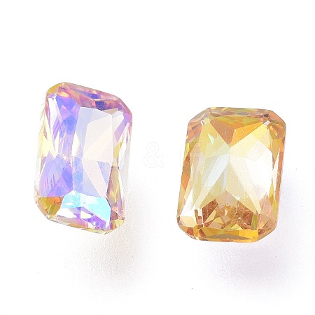 Cubic Zirconia Pointed Back Cabochons ZIRC-H108-05B-001PS-1