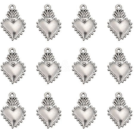 SUNNYCLUE 80Pcs Tibetan Style Alloy Pendants FIND-SC0007-74-1