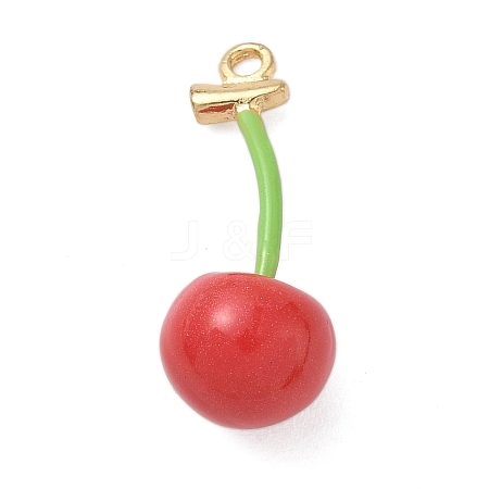 Alloy Enamel Pendants ENAM-F156-03G-01-1