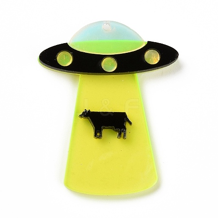 Transparent Acrylic Pendants LS-OACR-B001-04-1