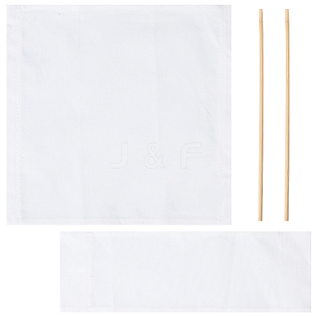 Cloth & Bamboo Sticks for Beach Chair Cloth Replacement Supplies AJEW-WH20018-05B-1-1