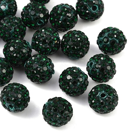 Mideast Rhinestone Beads RB-B029-6G-1