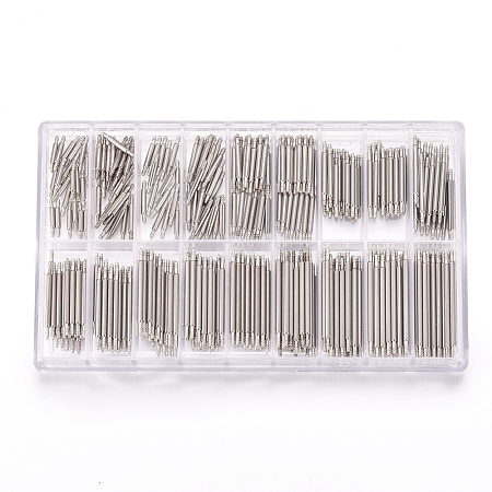 304 Stainless Steel Double Flanged Spring Bar Watch Strap Pins FIND-D022-02-1
