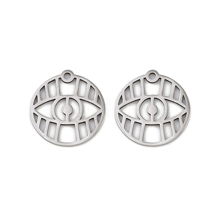 201 Stainless Steel Pendants LS-STAS-U052-02C-P-1